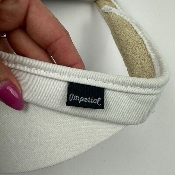 VINTAGE Imperial The Silver Foils 1909 Women's Amateur Golf Association Visor - Picture 5 of 9